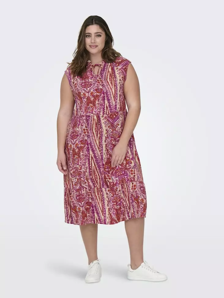 Only Carmakoma plus size Dress Nova fuchsia fedora/boho - Dresses and tunics - 138141 - 1