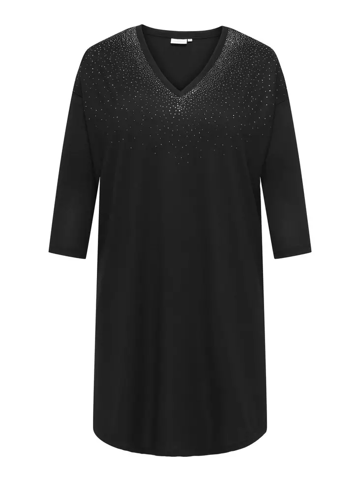 Only Carmakoma plus size knit dress black/dusty fron - Dresses and tunics - 140011 - 1