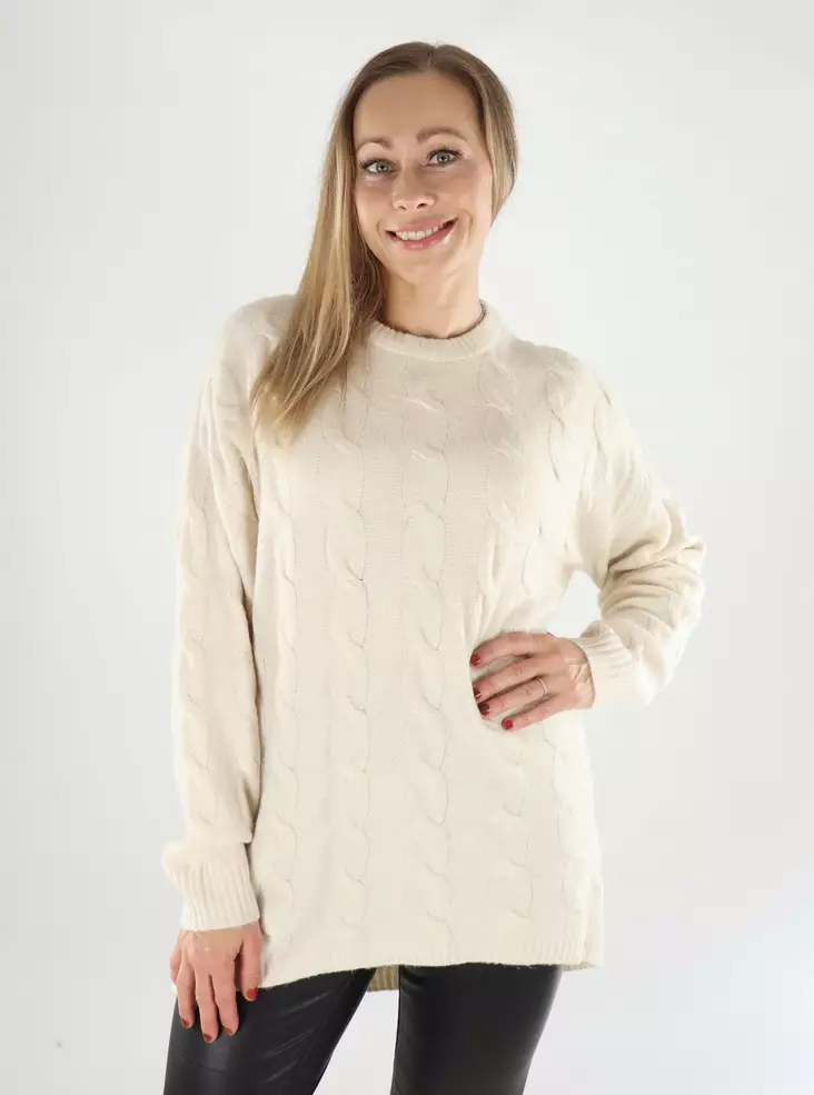 Only women's sweater Long birch - Women's knitwear - 139281 - 1
