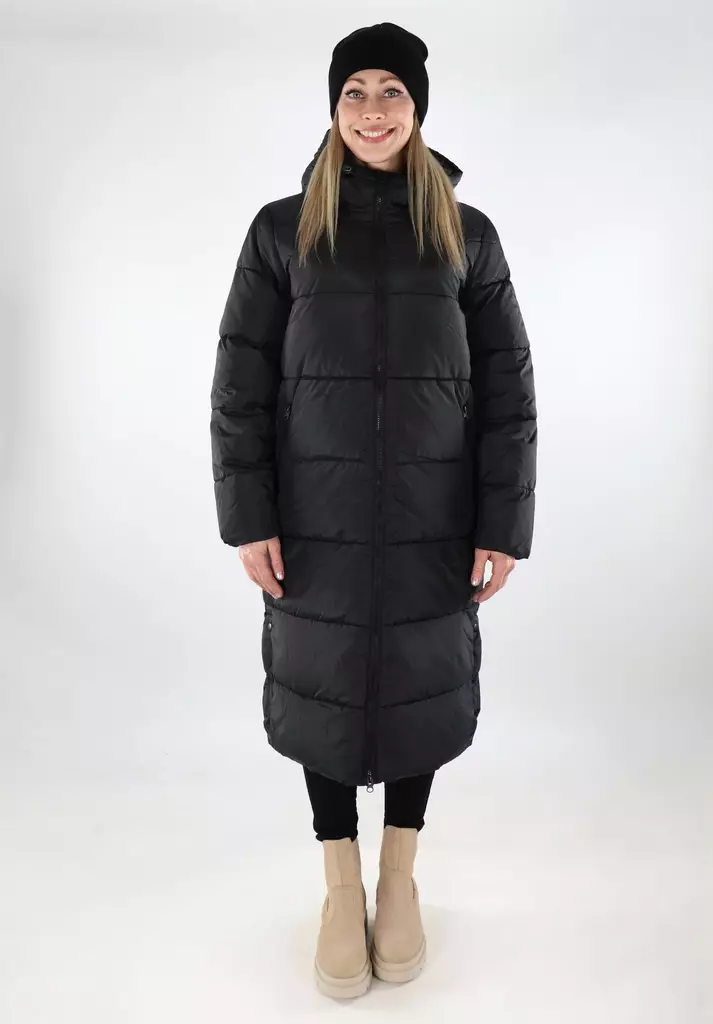Only women's long winter coat Long black - Women's winter jackets - 137351 - 1