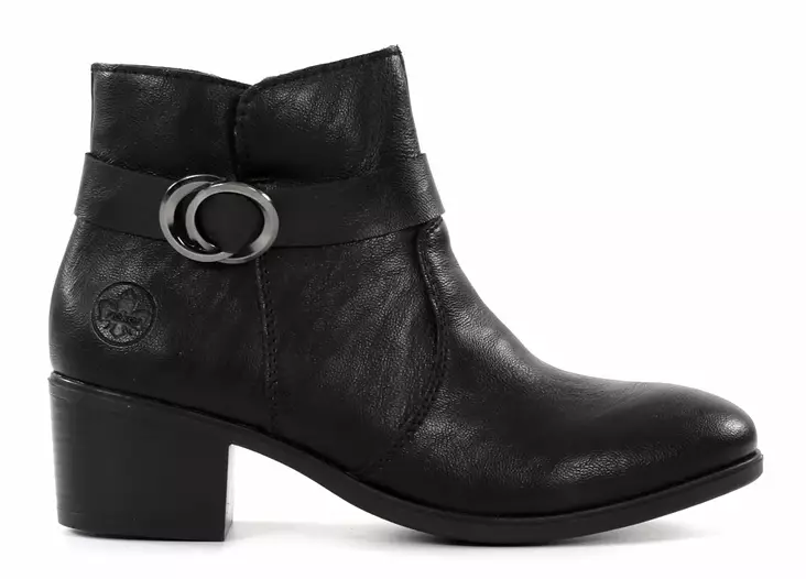 Rieker women's ankle boots 73975-00 black - Rieker ankle boots - 137141 - 1