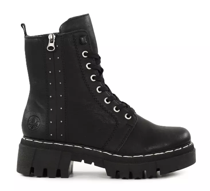 Rieker women's ankle boots 74044-00 black - Rieker ankle boots - 139241 - 1