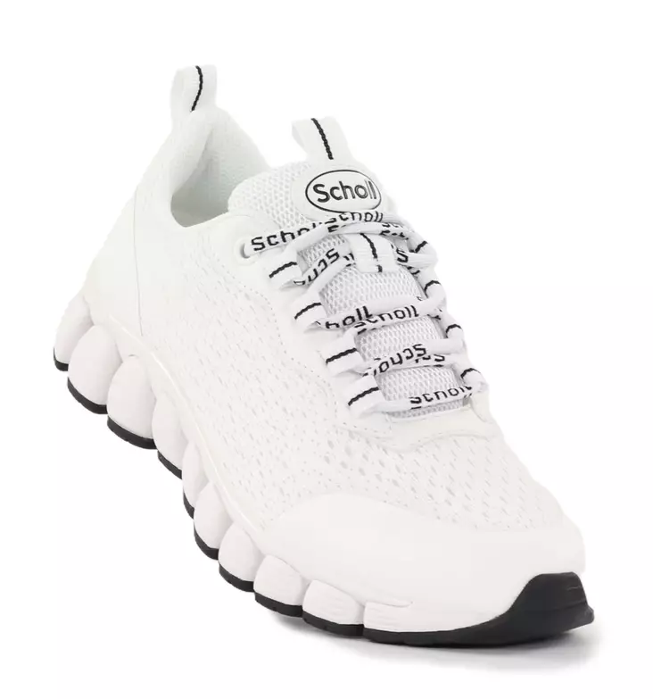 Scholl women's overpronation support sneakers Galaxy Jacquard white/black - Women's sneakers - 137971 - 1