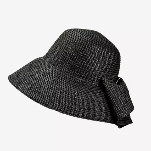 Veniz Hat with bow tie 91700 black - Women's beanies and gloves - 141321 - 1