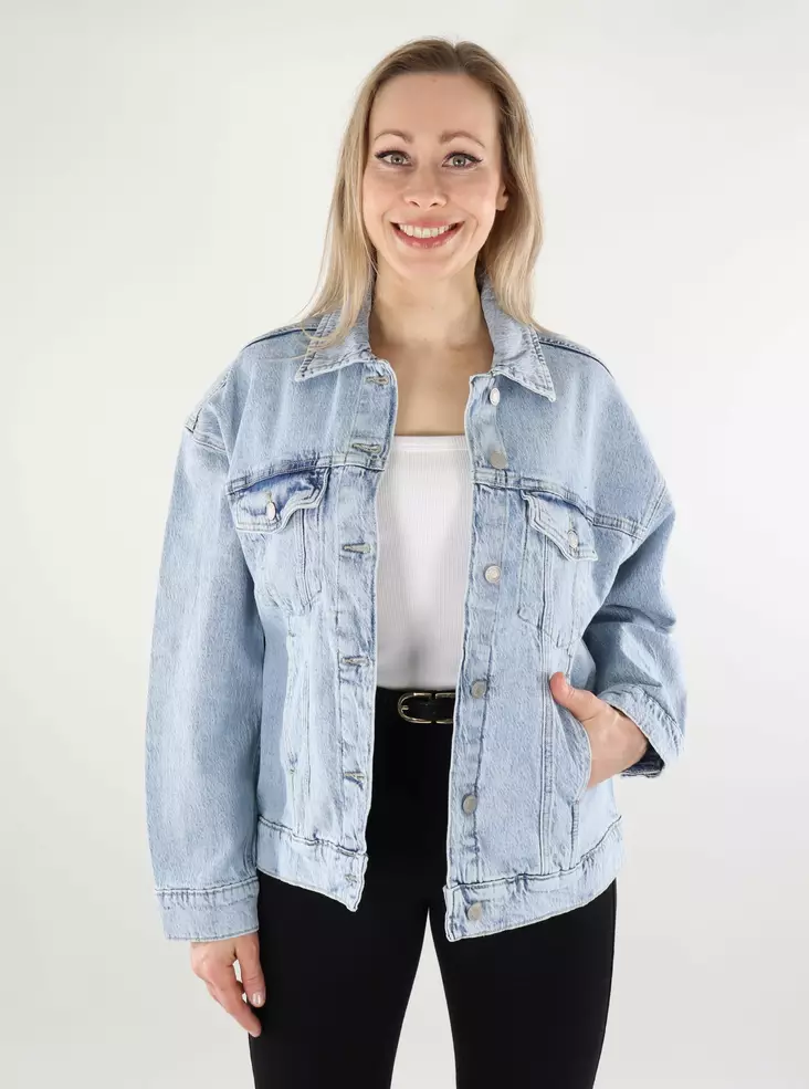Vero Moda women's denim jacket Oversize Denim in blue - Women's denim jackets - 138221 - 1