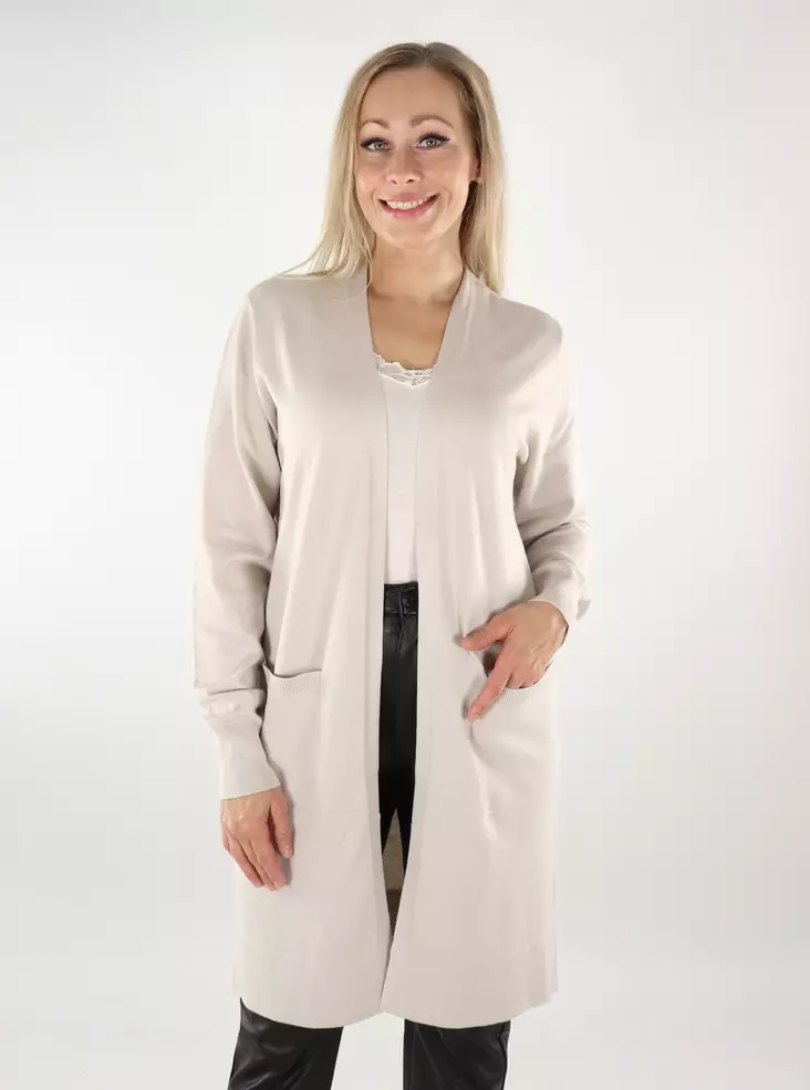 Vero Moda women's cardigan Open moonbeam - Women's knitwear - 136841 - 1