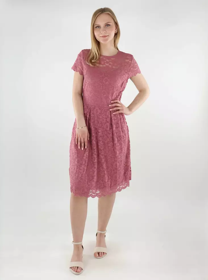 Vila lace dress lilac Capsleeve mesa rose - Dresses and tunics - 138441 - 1