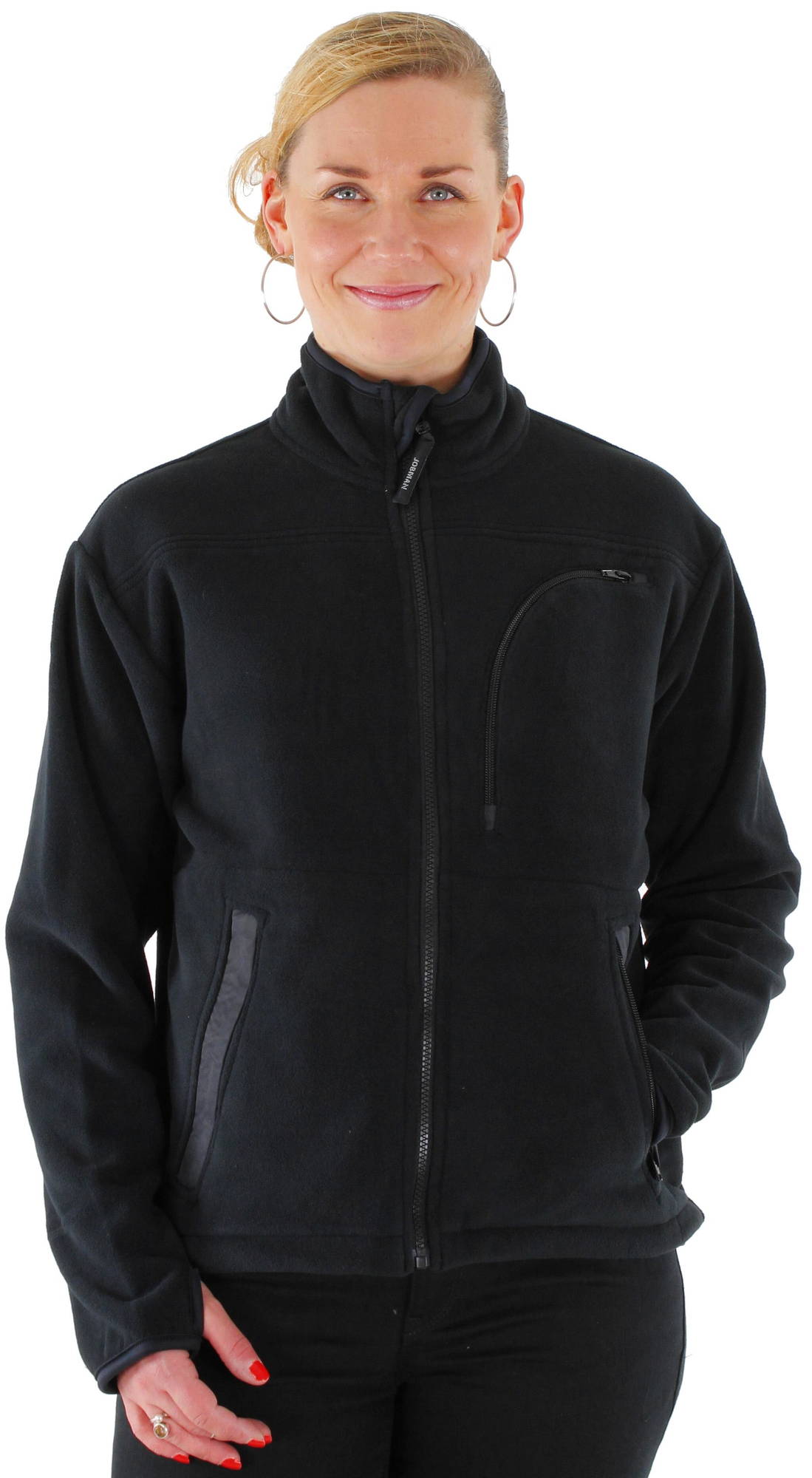 Jobman Fleece jacket 9900 black webstore