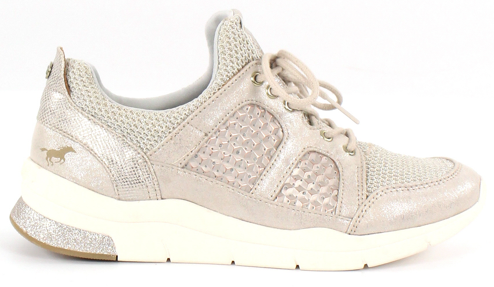 mustang sneakers beige
