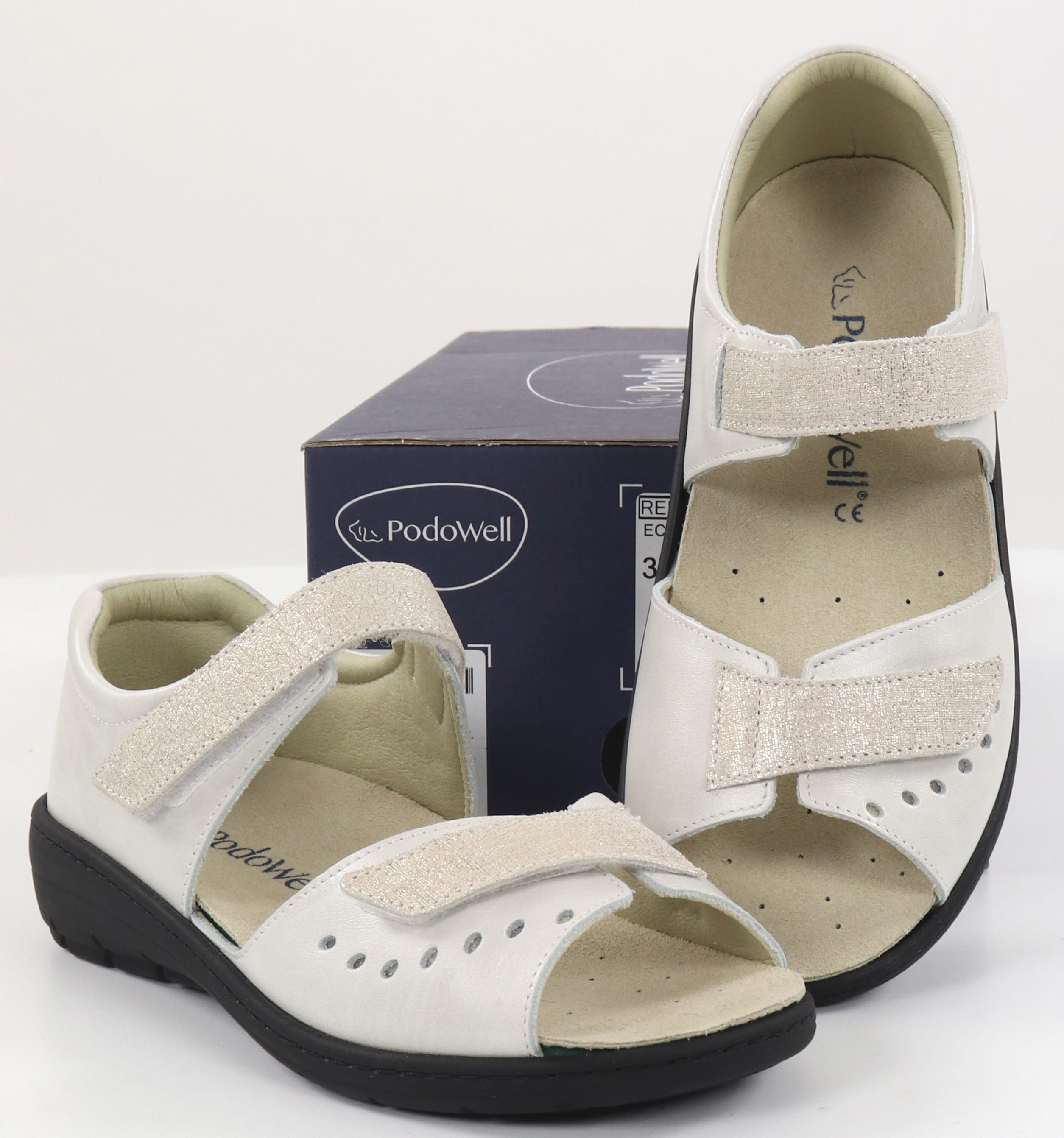 Gaia Sandales Podowell Podowell Mules Medicales Femme Sandale Doris Bleu  Marine Locamed