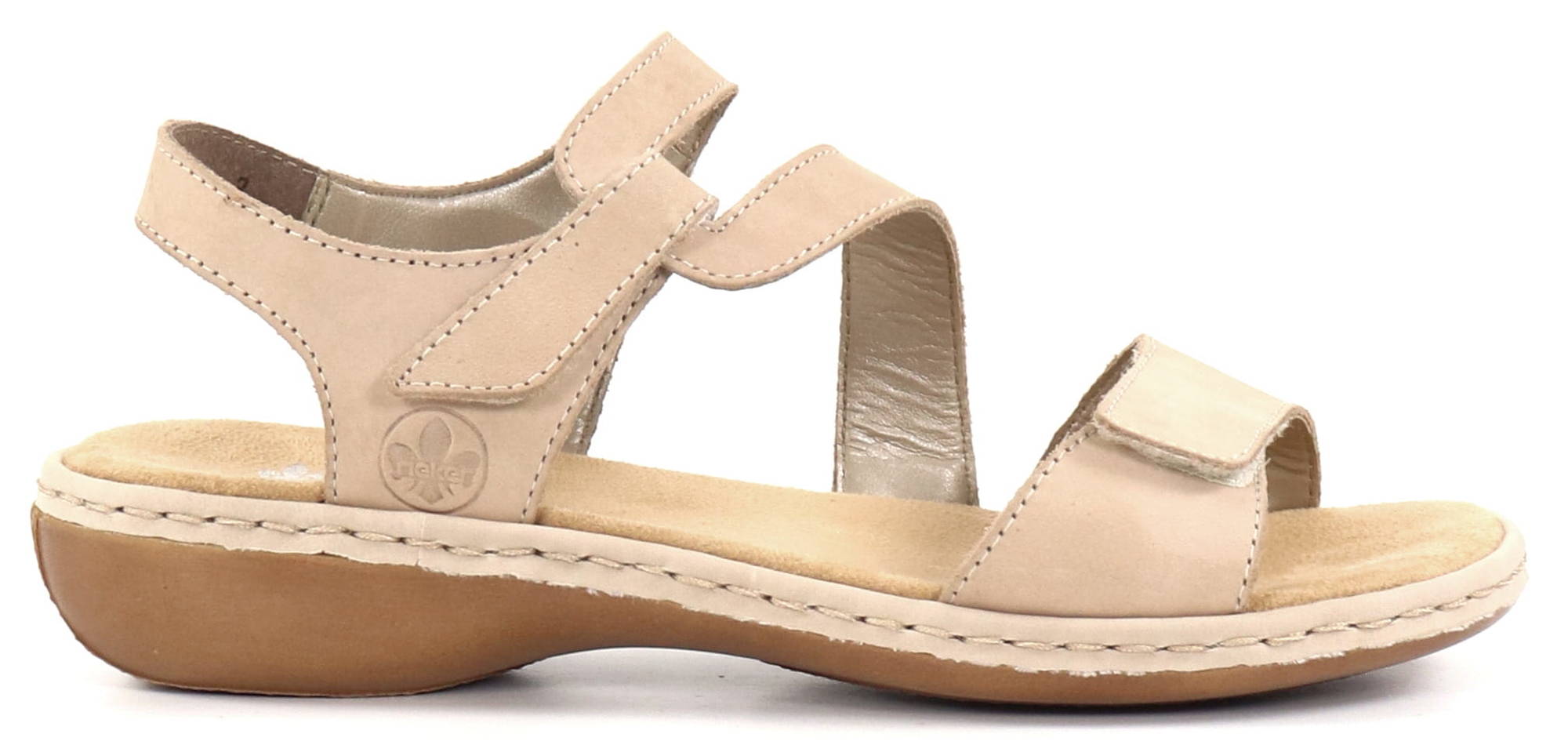 Rieker Stiletto Donna In Pelle, Tacco Medio 4,5 Cm, Dettaglio Cucito, Autunno Inverno 2023