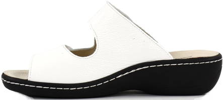 Belvida Mules 42463, White - Women's work shoes - 128202 - 2