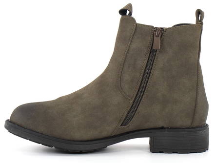 Duffy Ankle Boots 86-22006, Khaki - Women's ankle boots - 124422 - 2