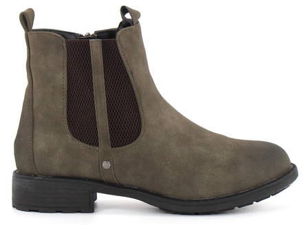 Duffy Ankle Boots 86-22006, Khaki - Women's ankle boots - 124422 - 1