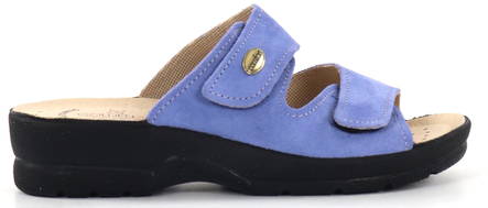 Golden Fit Mules 714 Purple suede - Women's work shoes - 134022 - 1