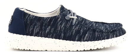 HEYDUDE Shoes Wendy sox navy - Women's walking shoes - 133672 - 1