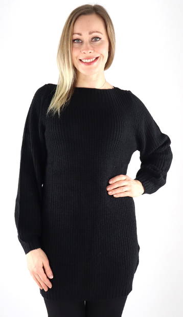 JDY Knitted Dress black - Women's knitwear - 132502 - 1