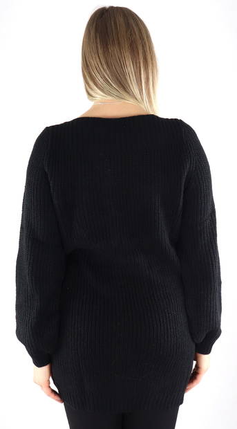 JDY Knitted Dress black - Women's knitwear - 132502 - 2
