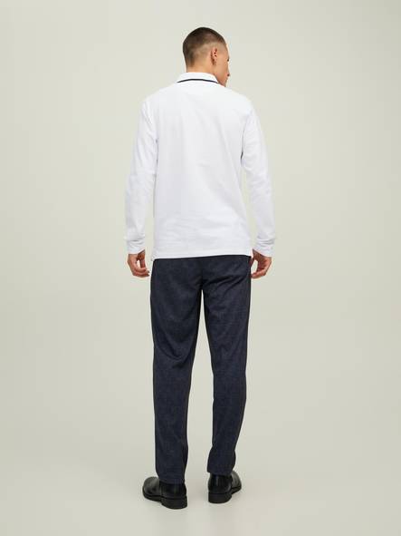 Jack&Jones Shirt Paulos polo white - Men's long sleeved shirts - 132562 - 2