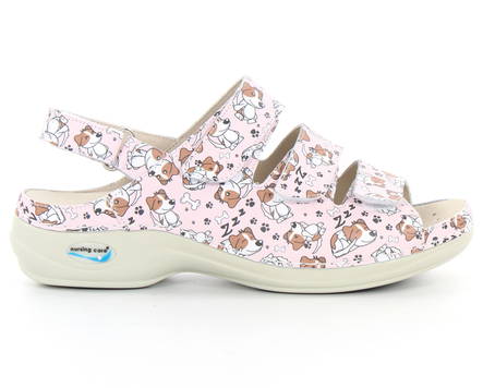 Nursing Care Machine Washable Sandals Leather, dogs - Women's work shoes - 126982 - 1