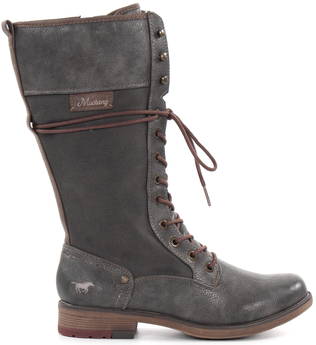 Mustang Boots 1295 606 20 Dark Grey Stilettoshop.eu webstore
