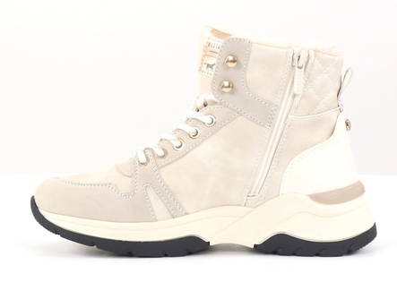 Mustang Ankle Boots 1438-603-243 Ivory - Women's ankle boots - 132532 - 2