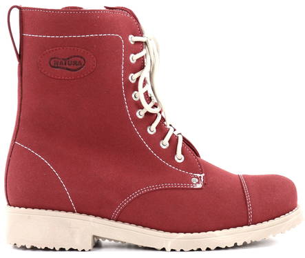 Natura Ankle Boots Vege 100, Wine Red - Women's ankle boots - 127252 - 1