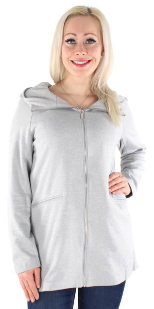 Only Jacket Nalaruby hood, Light Grey - Women's light jackets - 125522 - 2