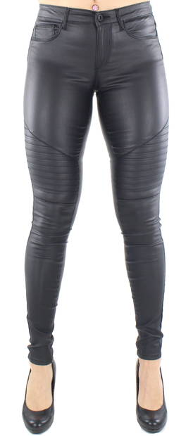 Only women's Pants New royal reg coated, Black - Women's trousers - 127262 - 1