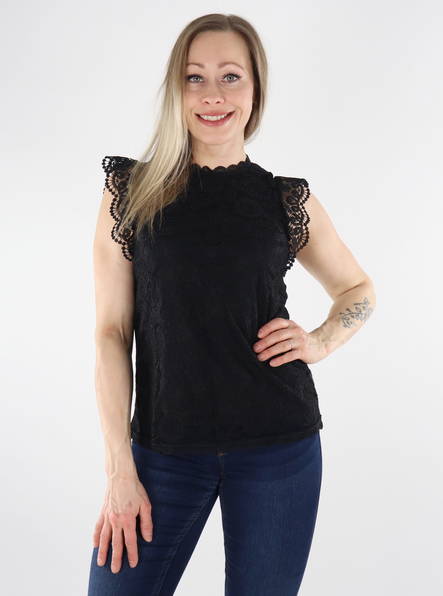 Pieces Top lace black - Women's party tops - 135692 - 1