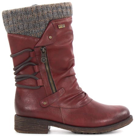 Rieker Remonte Boots D8070-35, Red - Rieker boots - 126692 - 1