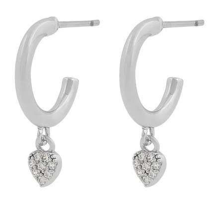 Snö of Sweden Earrings North small s/clear - Earrings - 134952 - 1