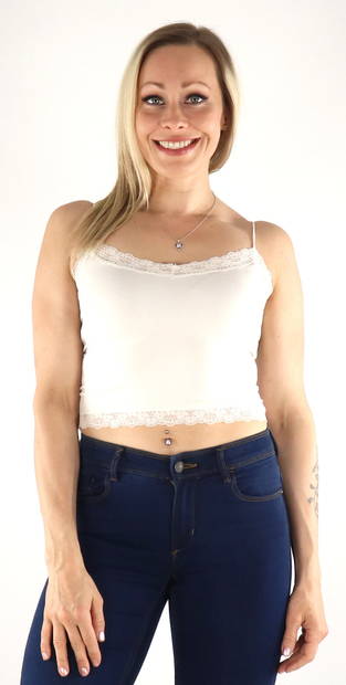 Vero Moda cropped Top bright white - Women's tank tops - 133842 - 1