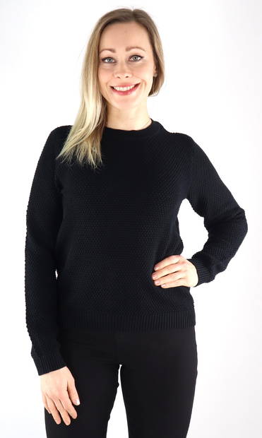 Vila Sweater o-neck, black - Women's knitwear - 132672 - 1