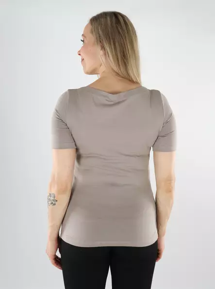 Vero Moda women's t-shirt VMPANDA Modal moonrock - Women's T-shirts - 138362 - 2