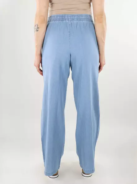 JDY Wide-leg trousers MW Wide light blue - Women's trousers - 138612 - 2