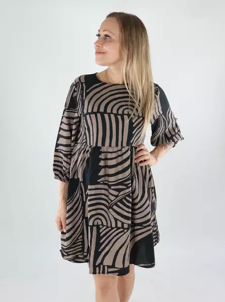 JDY patterned dress Troya black/0425 - Dresses and tunics - 138892 - 1