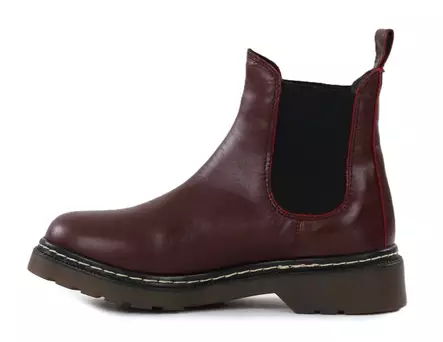 Musse&Cloud women's genuine leather ankle boots 2753715/BUR NEWULA burgundy - Women's ankle boots - 139172 - 2