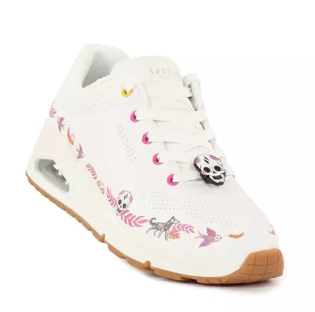Skechers women's sneakers 155437/WMLT UNO - ENTRE LA VIDA Y MAS ALLA - white/multi - Skechers women`s sneakers - 139472 - 1
