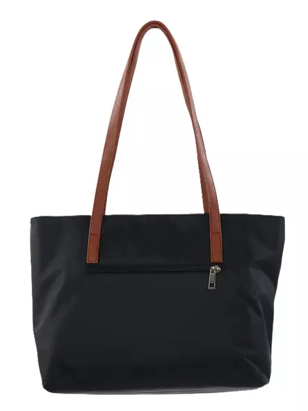 Nabo Bag L2604 black nylon - Handbags - 139582 - 2