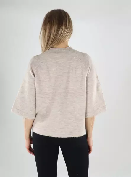 Only women's sweater Pullover 3/4 pumice stone - Women's knitwear - 139692 - 2