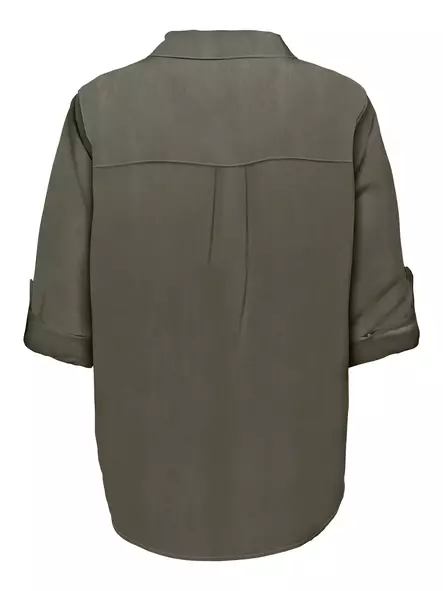 Carmakoma Dress Shirt 3/4 Smokey olive - Women's shirts and blouses - 140842 - 2