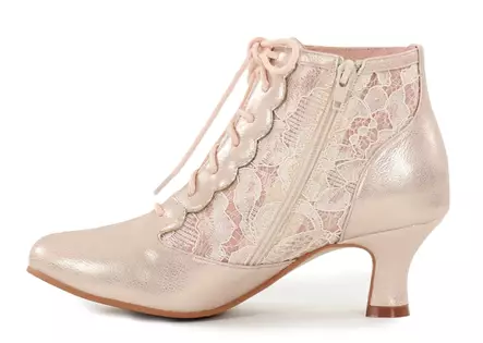 Chantana women's lace-trimmed ankle boots 26181-085 lt.rose - Women's ankle boots - 138272 - 2