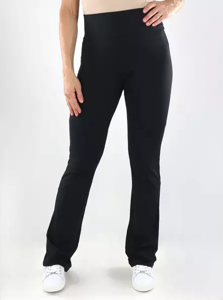 Guess pants Lotus mini flared V6YB24K4713-JBLK black - Women's trousers - 141362 - 1