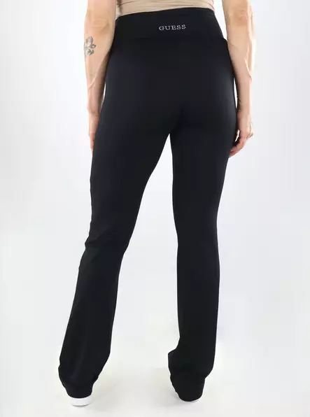 Guess pants Lotus mini flared V6YB24K4713-JBLK black - Women's trousers - 141362 - 2