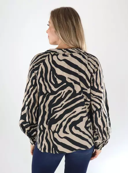 JDY Shirt LIFE L/S oatmeal/03-05-26B - Women's long sleeved shirts - 141502 - 2