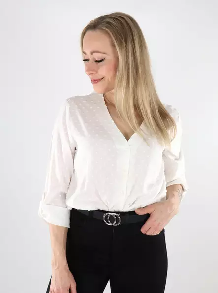 JDY shirt Life cloud dancer - Women's long sleeved shirts - 137782 - 1