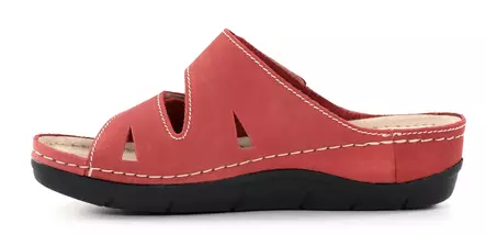 Marco Tozzi Mules 27512-28, red - Women's mules - 130782 - 2
