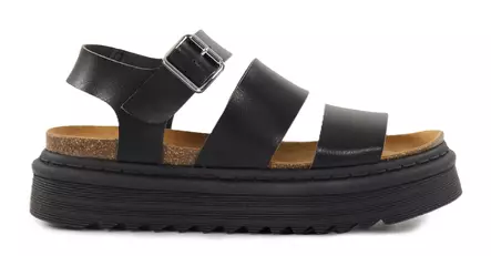 Musse&Cloud genuine leather sandals 1008529/NBK Martita black - Women's sandals - 138152 - 1