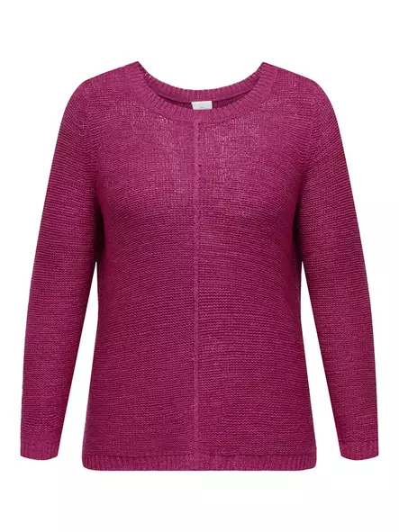 Only Carmakoma plus size sweater New Foxy granita - Women's knitwear - 137062 - 1